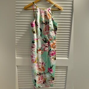 NWT Black Halo Montego Sheath Dress in Summer Floral